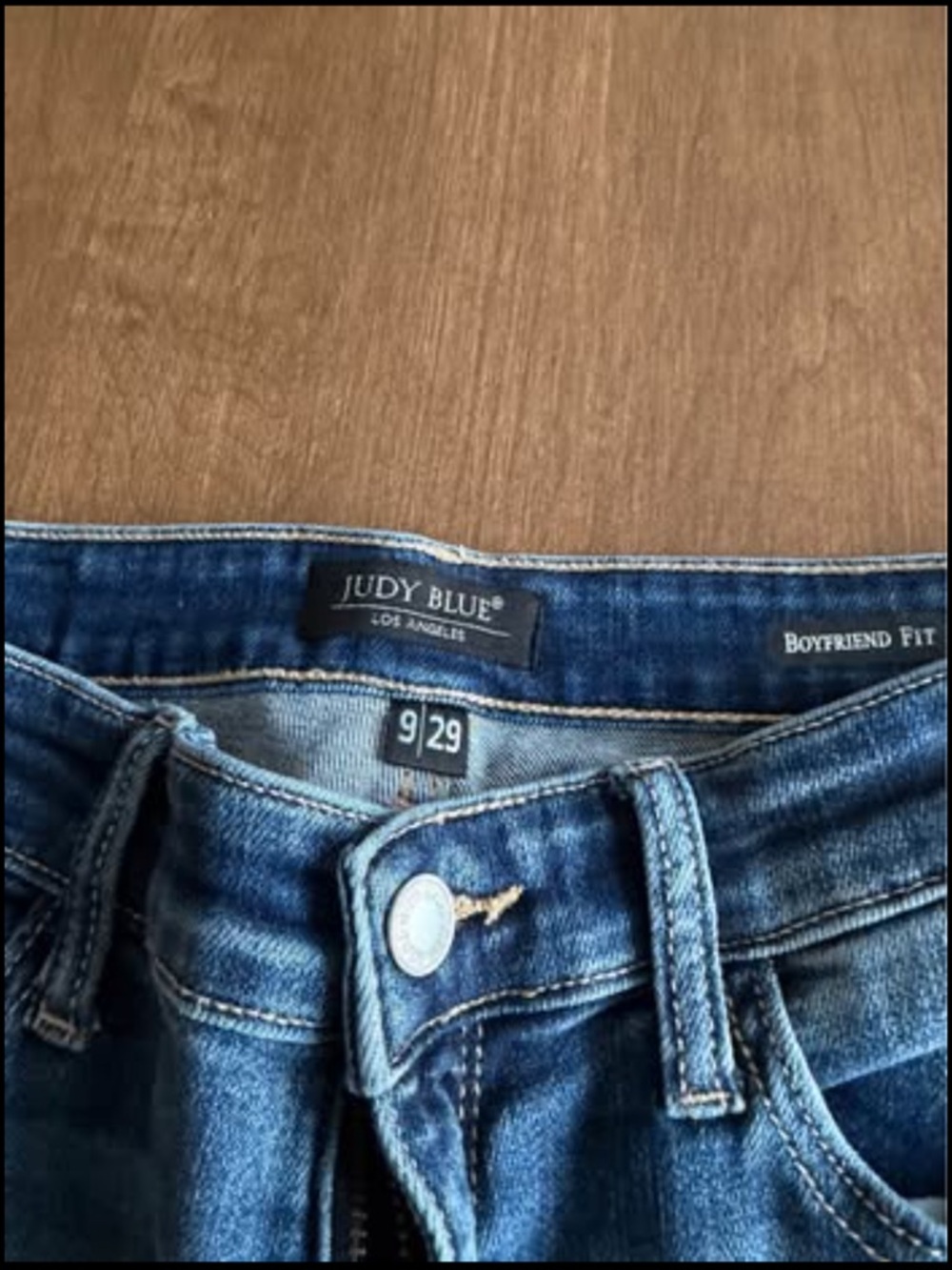 Judy Blue Women's Boyfriend Jeans - Dark Blue Wash 2 pair for $30